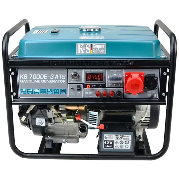 Бензиновий генератор Konner&Sohnen KS 7000E ATS-3, image 