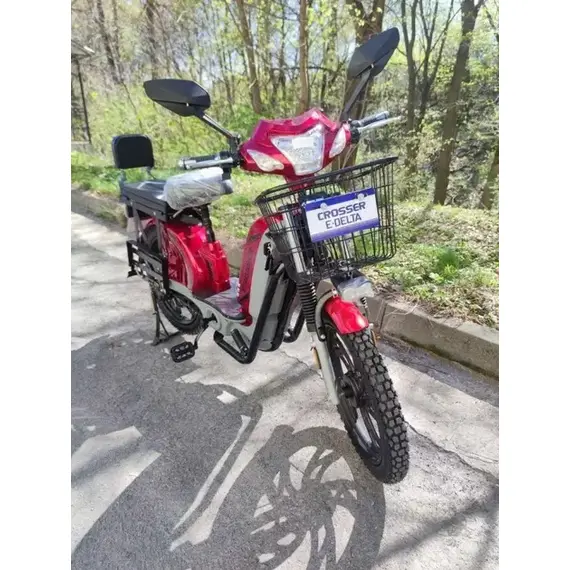 Электроскутер Crosser E-Delta 800w 60v 15ah (синий), фото , изображение 5