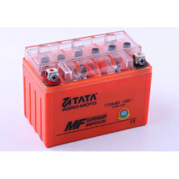 Аккумулятор 9Аh-YTX9-BS OUTDO (гелевий, помаранчевий), image 