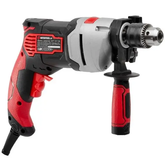 Дрель ударная INTERTOOL WT-0118, image 