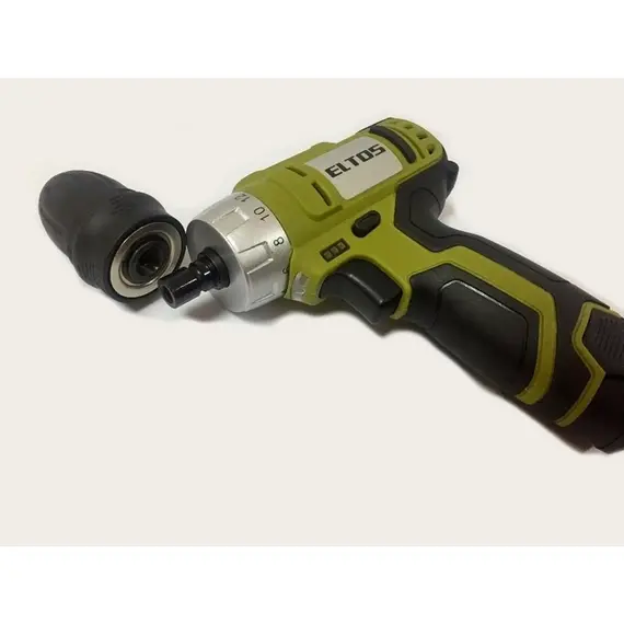 Шуруповёрт аккумуляторный Eltos ДА-12 DFR Li-Ion NEW, фото , изображение 5