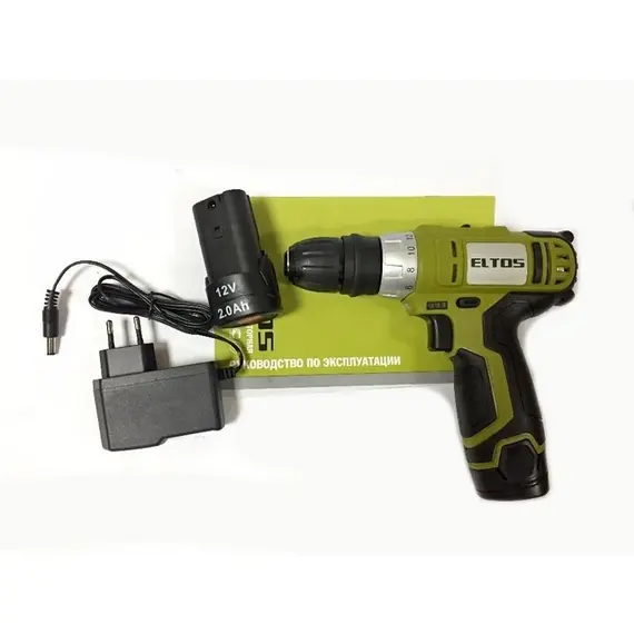 Шуруповёрт аккумуляторный Eltos ДА-12 DFR Li-Ion NEW, фото , изображение 8