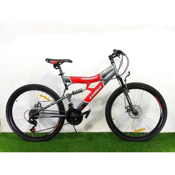 Велосипед Azimut Tornado GFRD (2019) / рама 19" (блакитний/червоний/жовтий), image _ab__is.image_number.default