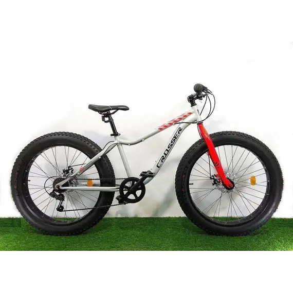 Велосипед Crosser Fat Bike / рама 16" (біло-червоний/червоно-синій), image 