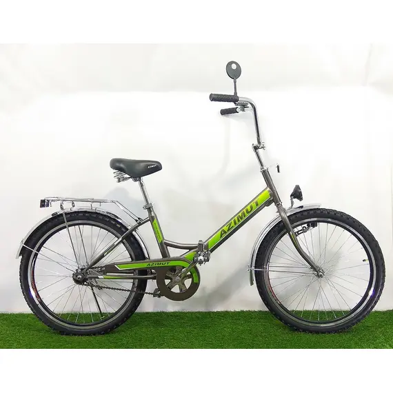 Велосипед Azimut 2409-1 / рама 19" (білий/чорний/зелений), image _ab__is.image_number.default