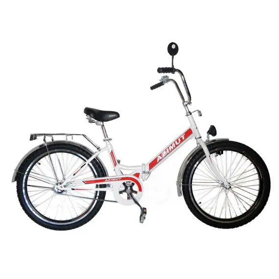 Велосипед Azimut 2409-1 / рама 19" (білий/чорний/зелений), image 