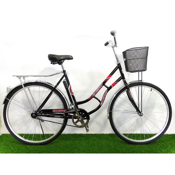 Велосипед Салют Retro 28"  / рама 20" чорно-червоний/біло-червоний, image 