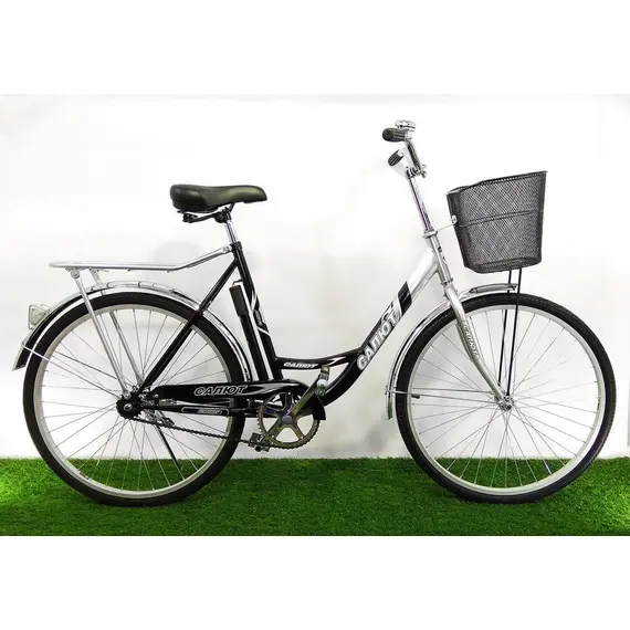 Велосипед Салют F5-Lady 24" / рама 19" сіро-зелений/сіро-чорний/сіро-синій/сіро-червоний, image _ab__is.image_number.default