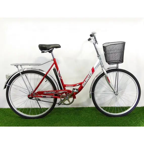 Велосипед Салют F5-Lady 24" / рама 19" сіро-зелений/сіро-чорний/сіро-синій/сіро-червоний, image _ab__is.image_number.default