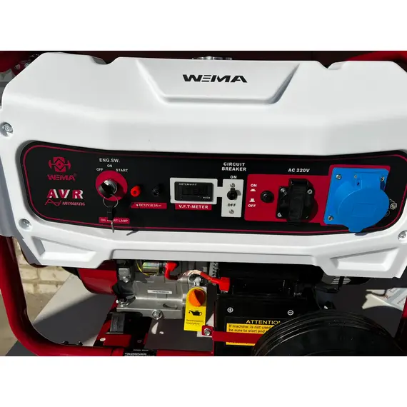 Генератор WEIMA WM8500E (дистанційне керування), однофазний (230 В), 8.5 кВт, image _ab__is.image_number.default