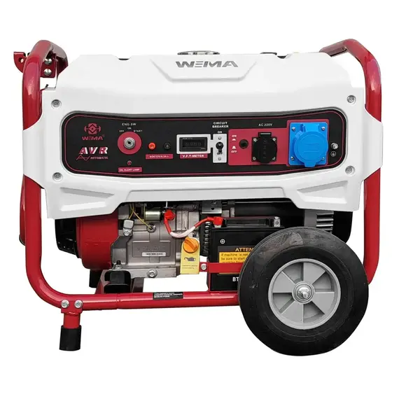 Генератор WEIMA WM8500E (дистанційне керування), однофазний (230 В), 8.5 кВт, image 