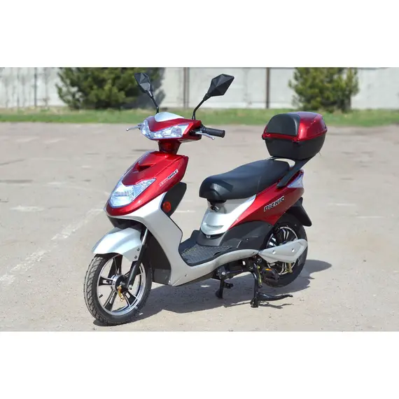 Электроскутер Skybike Picnic-2018 (красный), фото , изображение 4