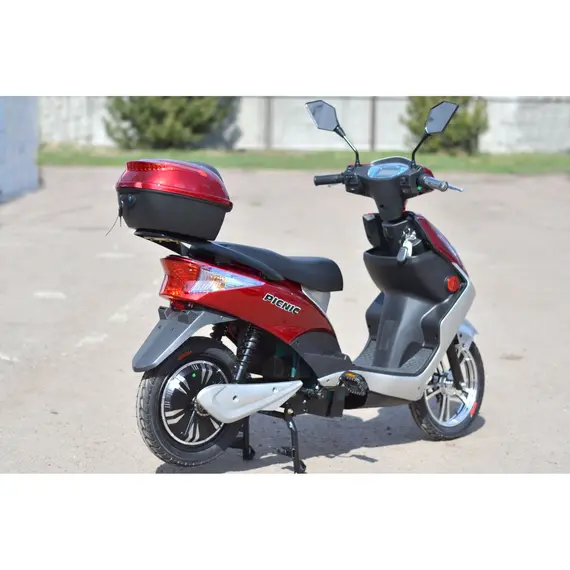 Электроскутер Skybike Picnic-2018 (красный), фото , изображение 7